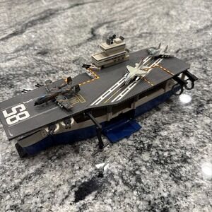 Micro Machines SEA HAWK Aircraft Carrier Freedom Force Galoob 1988 Incomplete